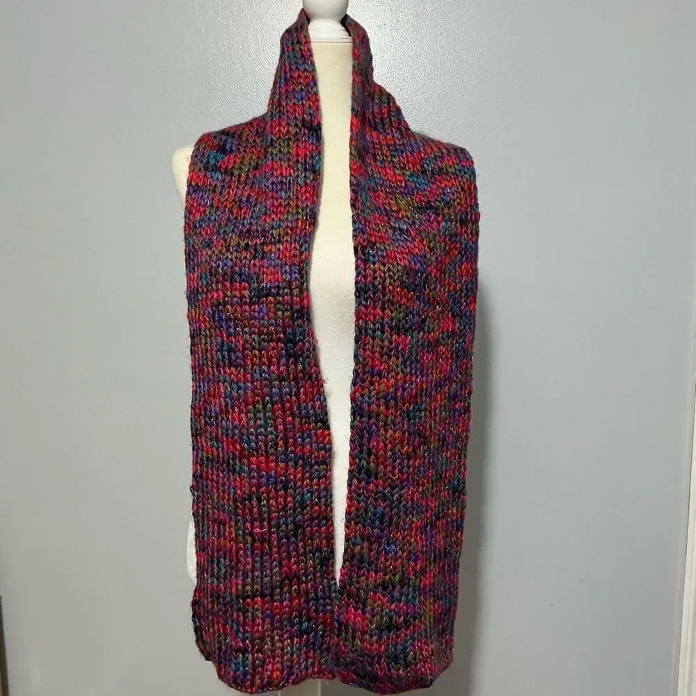 Multicolor Knit Women's Scarf